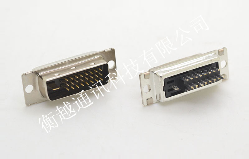 DVI 24+1公頭焊線式成品